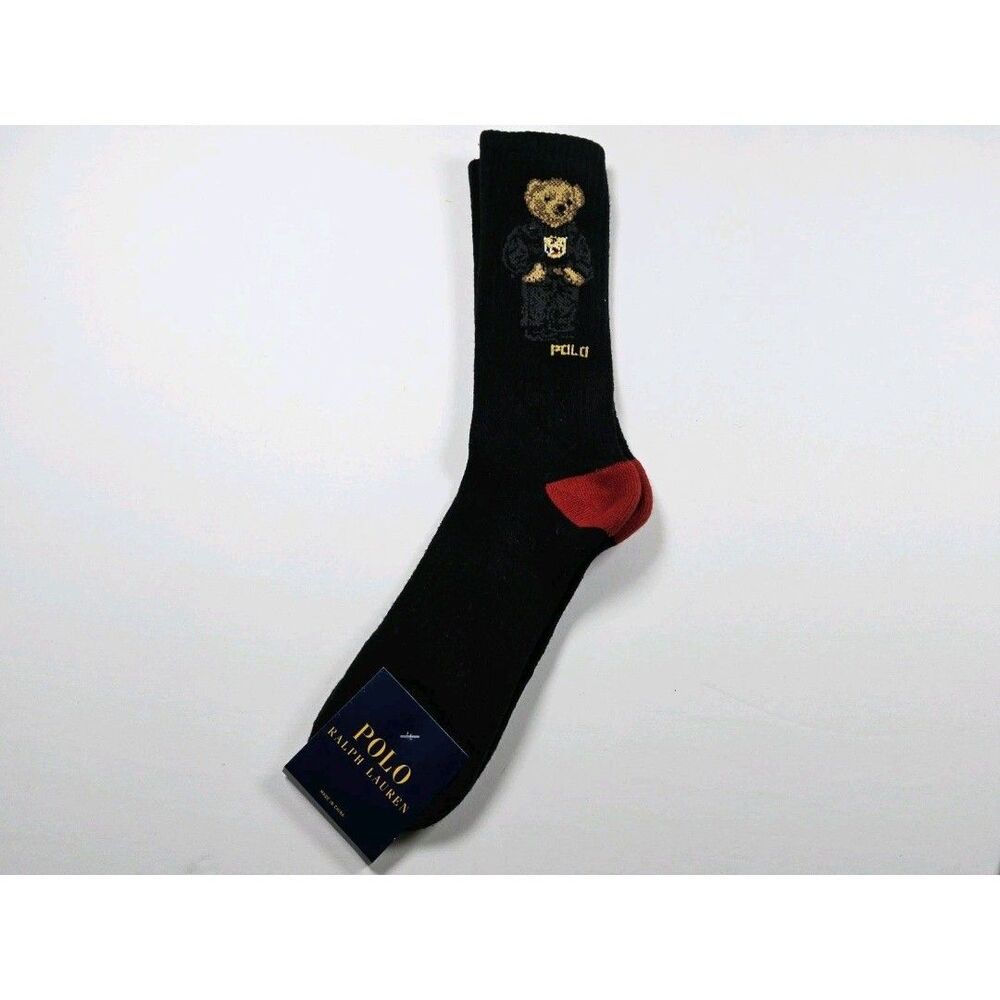 Polo Ralph Lauren Men's Polo Bear Tiger Socks Size 13-16
